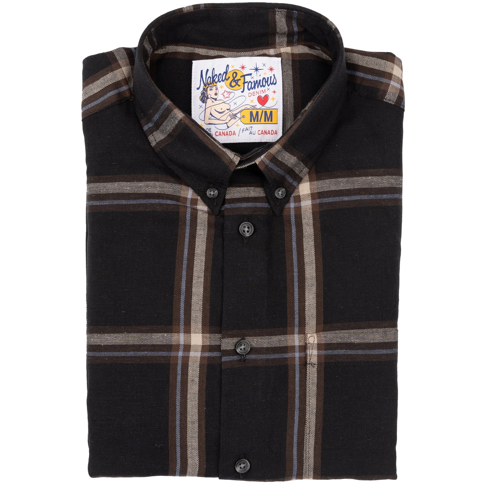 Easy Shirt Hemp Blend Check