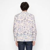 True Shirt - Linen Cats - Blue