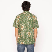 Aloha Shirt - Waikiki Waves - Green