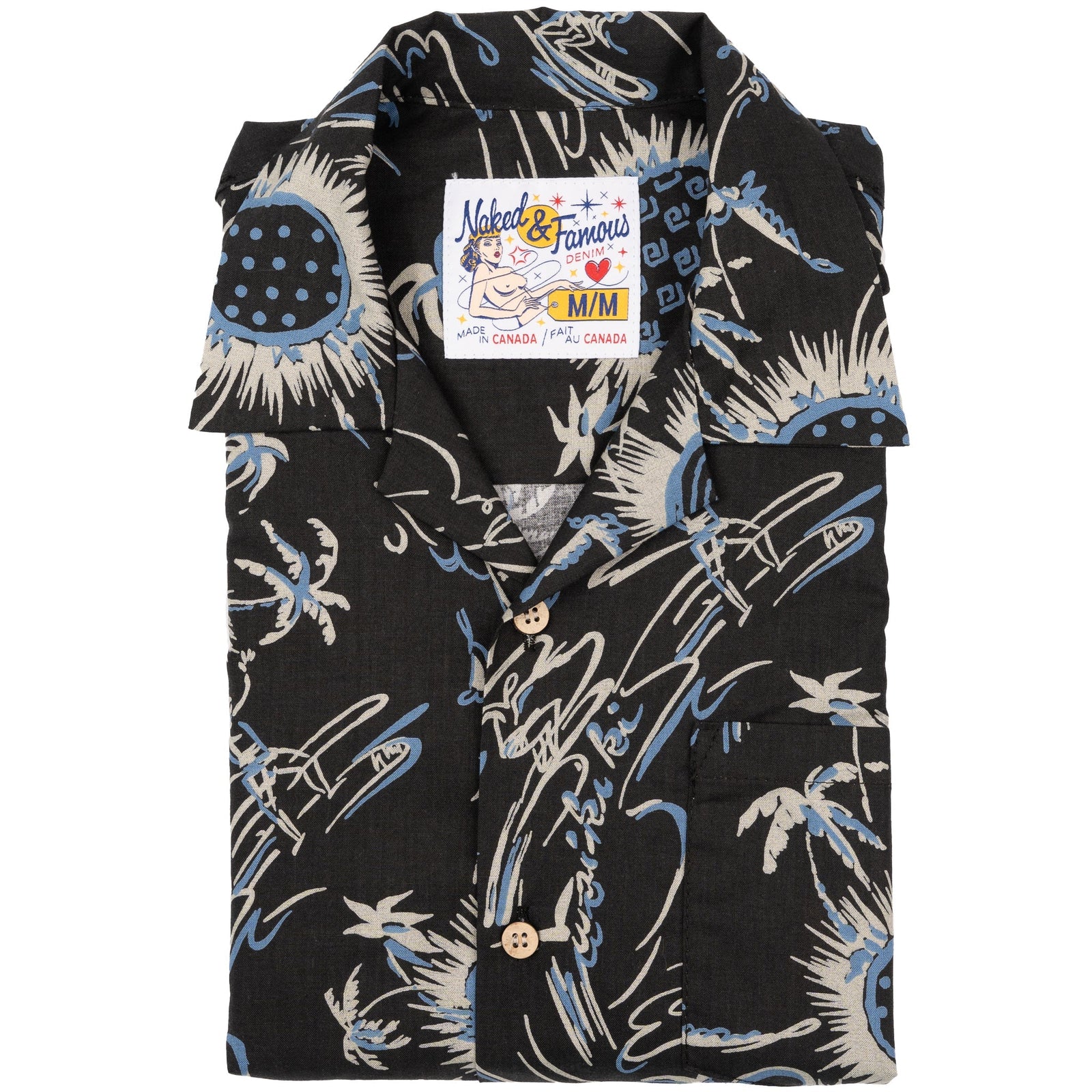 Aloha Shirt Waikiki Waves