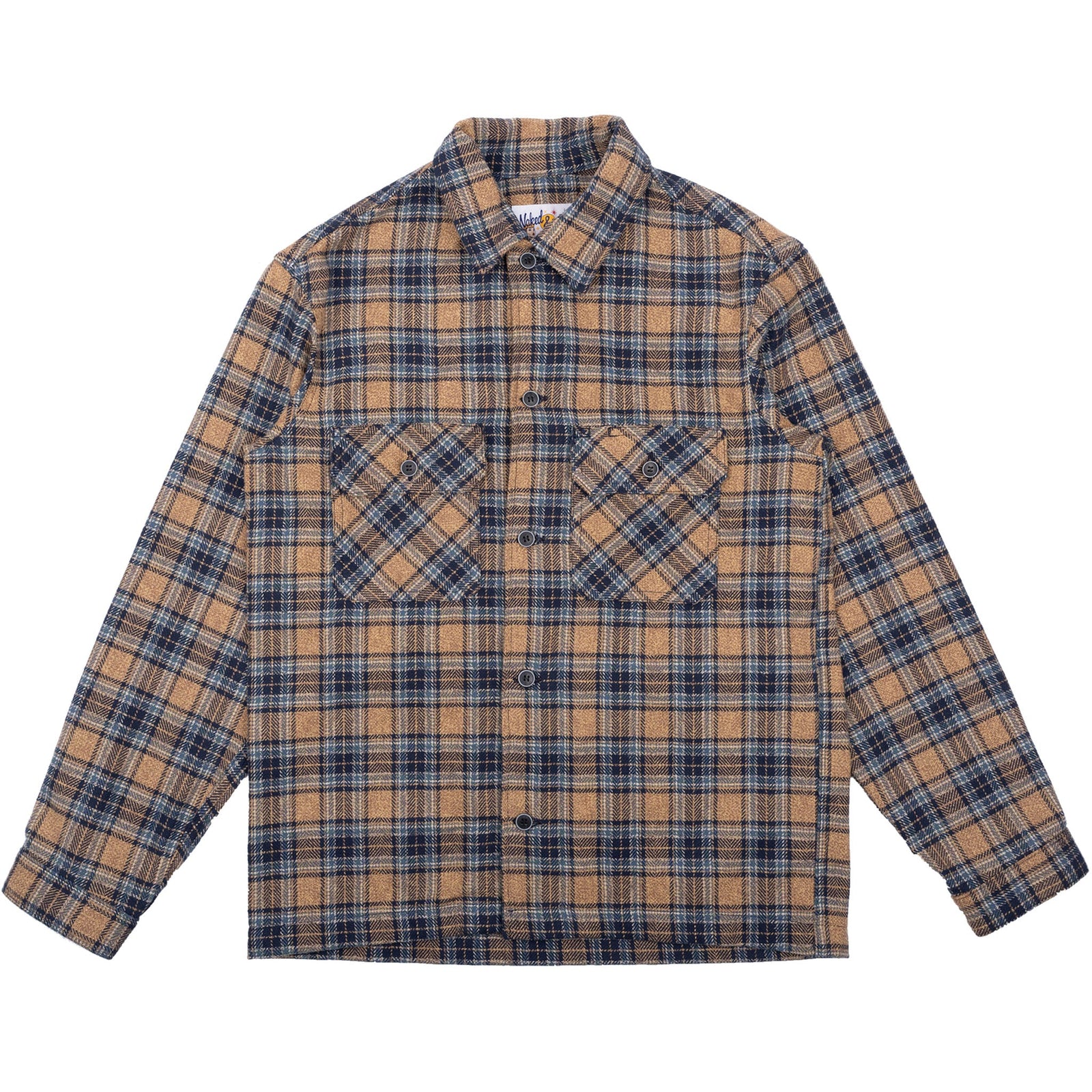 Work Shirt Triple Twist Yarn Flannel Beige