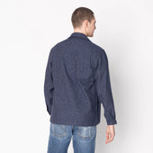 Work Shirt - Herringbone Triple Twist - Indigo