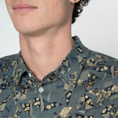 True Shirt - Origami Poplin - Blue