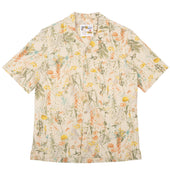 Aloha Shirt - Flowers Painting - Natural