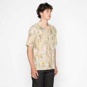 Aloha Shirt - Flowers Painting - Natural