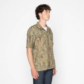 Aloha Shirt - Flowers Painting - Earth