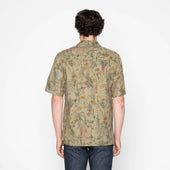 Aloha Shirt - Flowers Painting - Earth