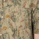 Aloha Shirt - Flowers Painting - Earth