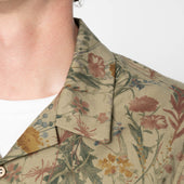 Aloha Shirt - Flowers Painting - Earth