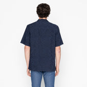 Aloha Shirt - Jungle Jacquard - Navy