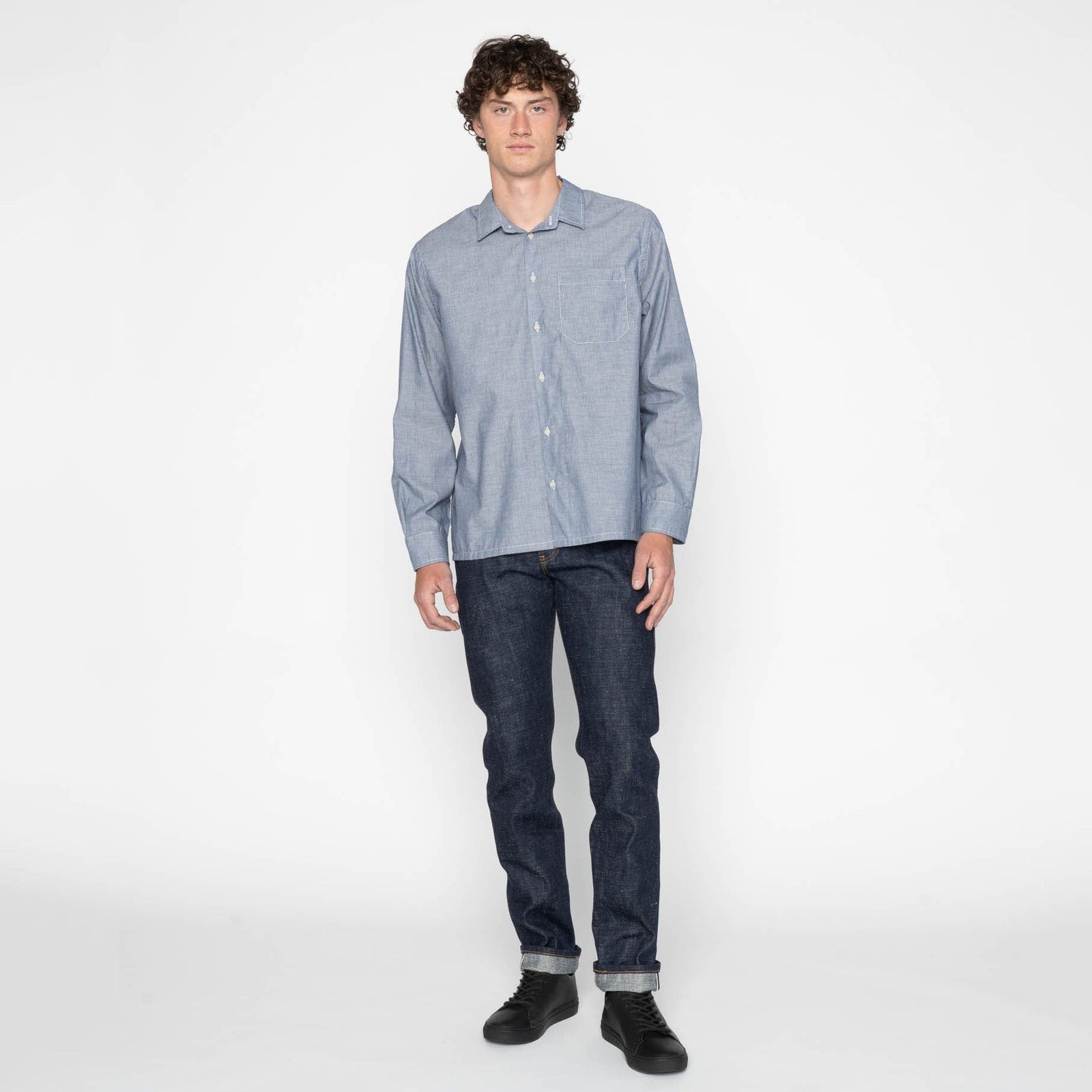 True Shirt Stripe Selvedge