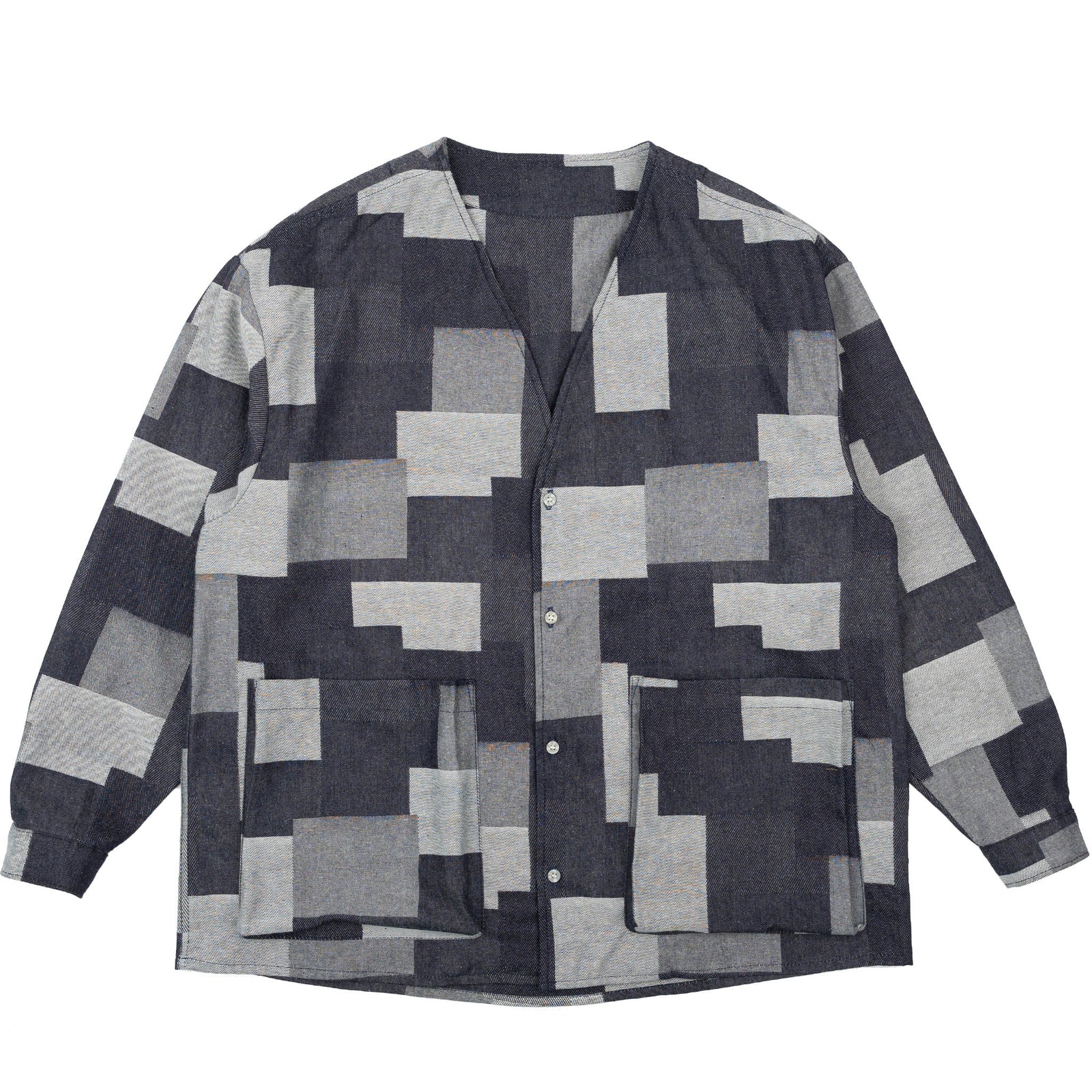 Wise Guy Jacket Jacquard Denim