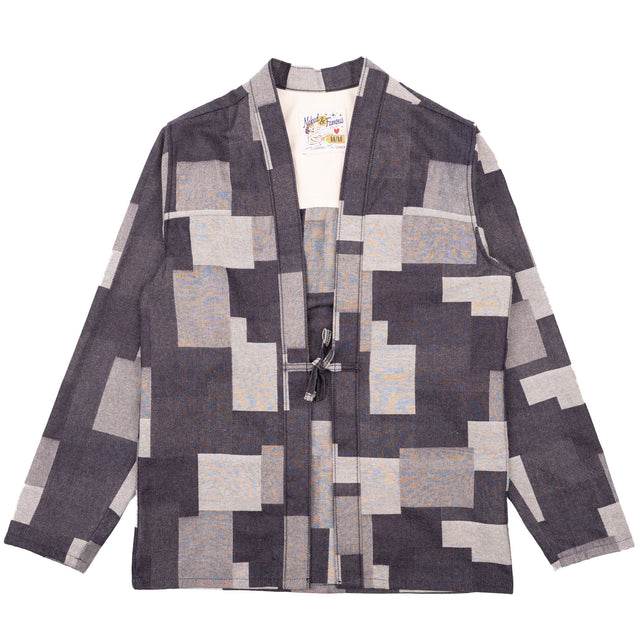Kimono Shirt - Jacquard Denim - Indigo
