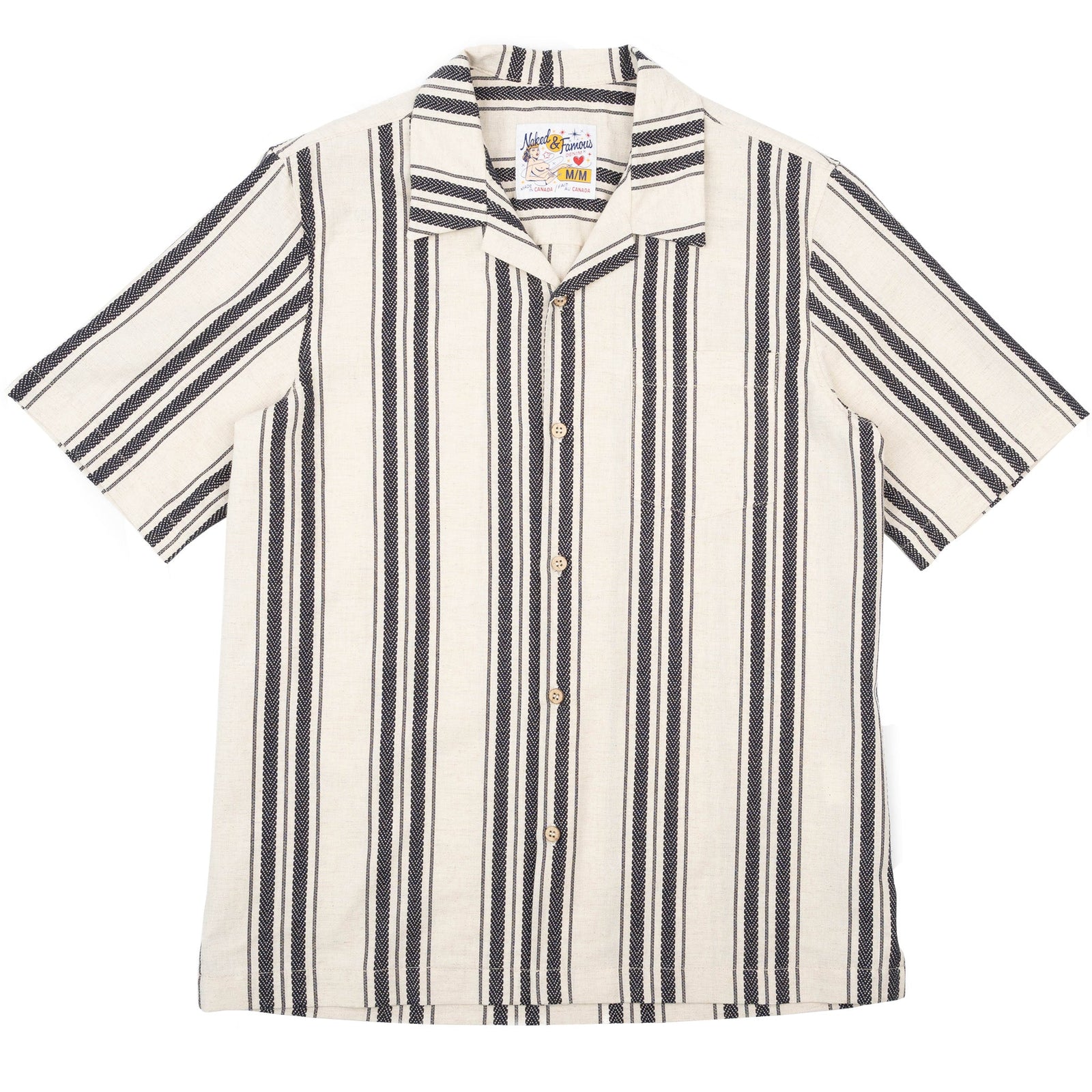 Aloha Shirt Dobby Bands Natural