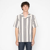 Aloha Shirt - Dobby Bands - Natural