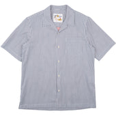 Aloha Shirt - Double Double Stripes - Blue