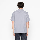 Aloha Shirt - Double Double Stripes - Blue