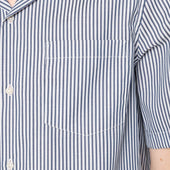Aloha Shirt - Double Double Stripes - Blue