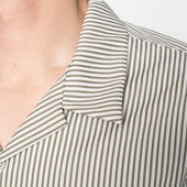 Aloha Shirt - Double Double Stripes - Green