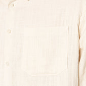 True Shirt Double Weave Slub Gauze Bone