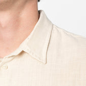 True Shirt Double Weave Slub Gauze Bone
