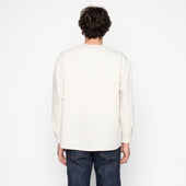 Wise Guy Jacket- Linen Blend Denim - Ecru