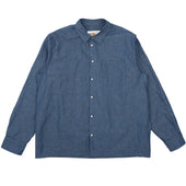 True Shirt - Linen Blend Denim - Indigo