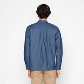 True Shirt - Linen Blend Denim - Indigo