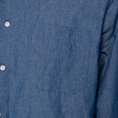 True Shirt - Linen Blend Denim - Indigo