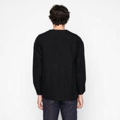 Wise Guy Jacket - Linen Blend Denim - Black