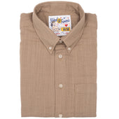 Easy Shirt - Double Weave Slub Gauze - Sand