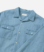Hanley Long Sleeve Open Collar Shirt