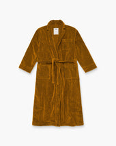 Santiago Striped Velour Longo Robe