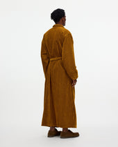 Santiago Striped Velour Longo Robe