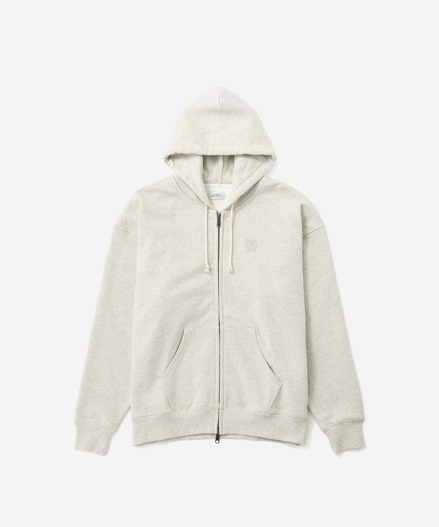 Canal Waffle Lined Zip Hoodie