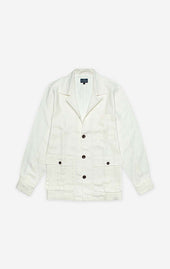 Off-White Linen Overshirt