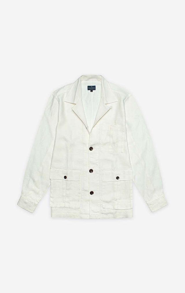 Off-White Linen Overshirt