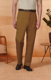 British Khaki High-Rise Chinos