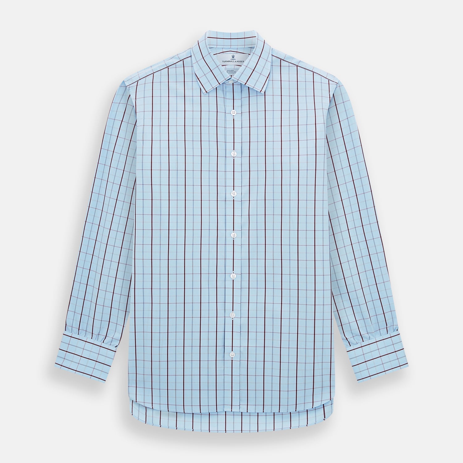 Burgundy Multi Combination Check Mayfair Shirt