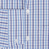 And Navy Multi Check Piccadilly Shirt