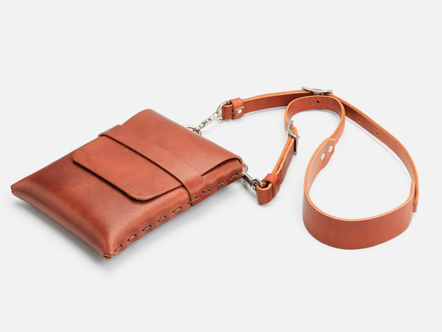 No. 123 Shoulder Pouch, Tan
