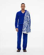 Azur Velour Long Sleeve
