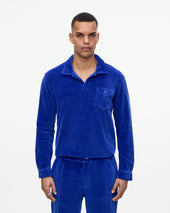 Azur Velour Long Sleeve