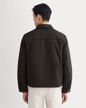 The Filled Harrington Jacket | Black