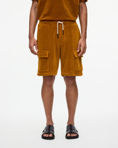 Sienna Velour Cargo Shorts