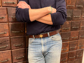 No. 150 Claw Buckle Belt, Hickory