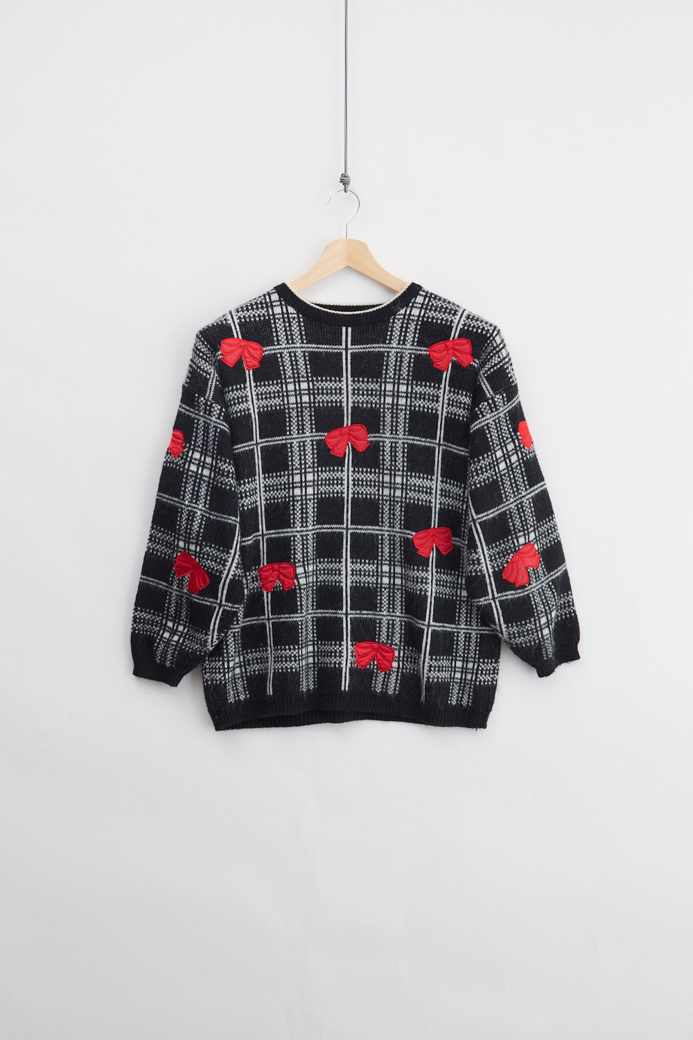 Bow Striped Knit Sweater (M)