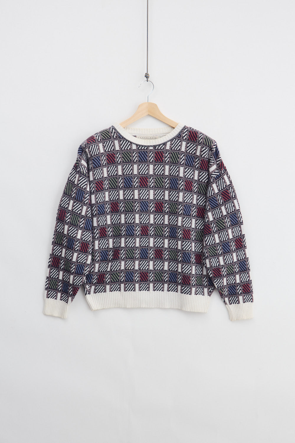 Pattern Knit Sweater (L)