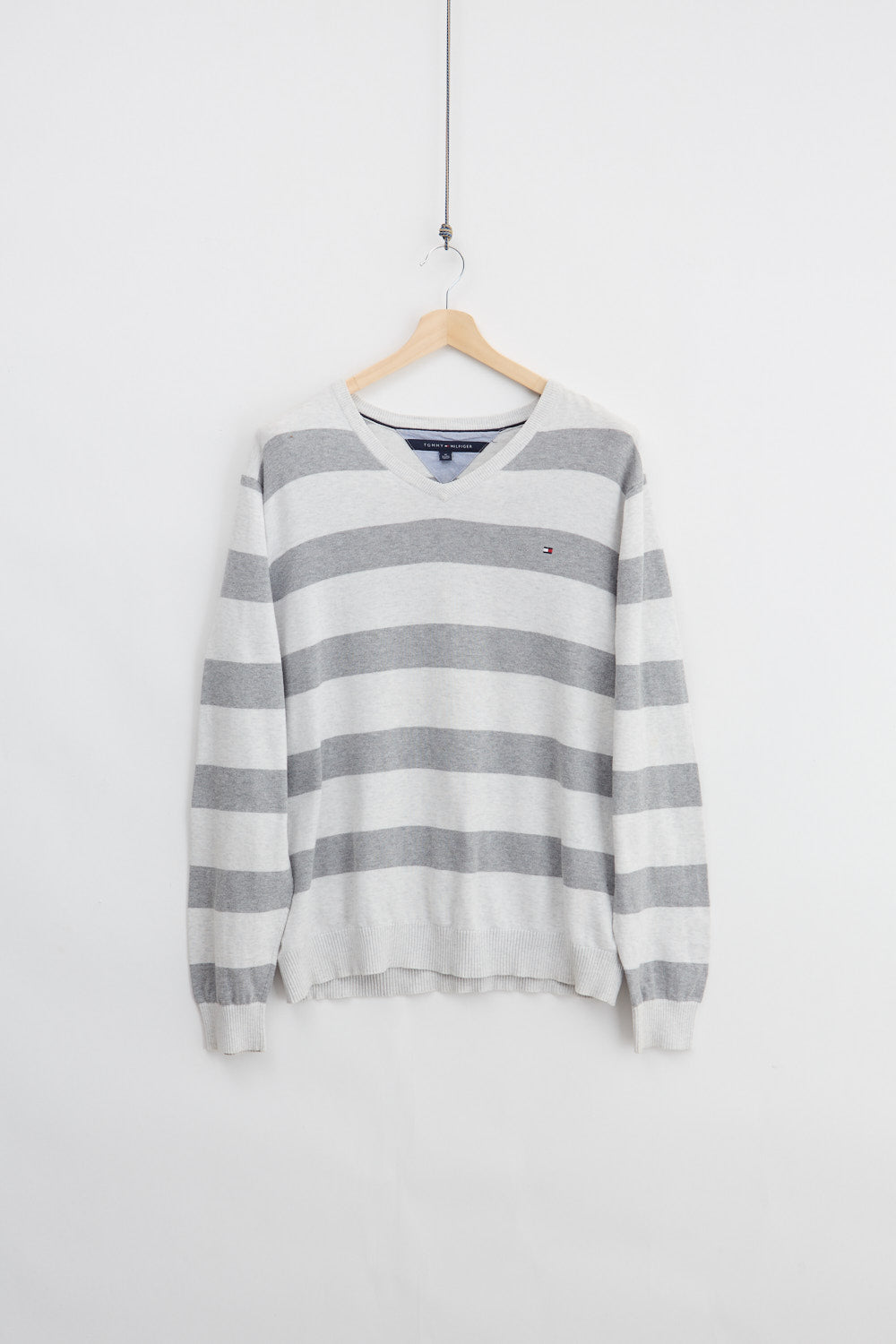Tommy Hilfiger Striped Cotton Sweater (XL)