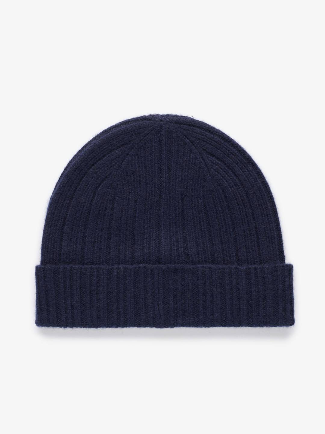 Dark Blue Cashmere Beanie